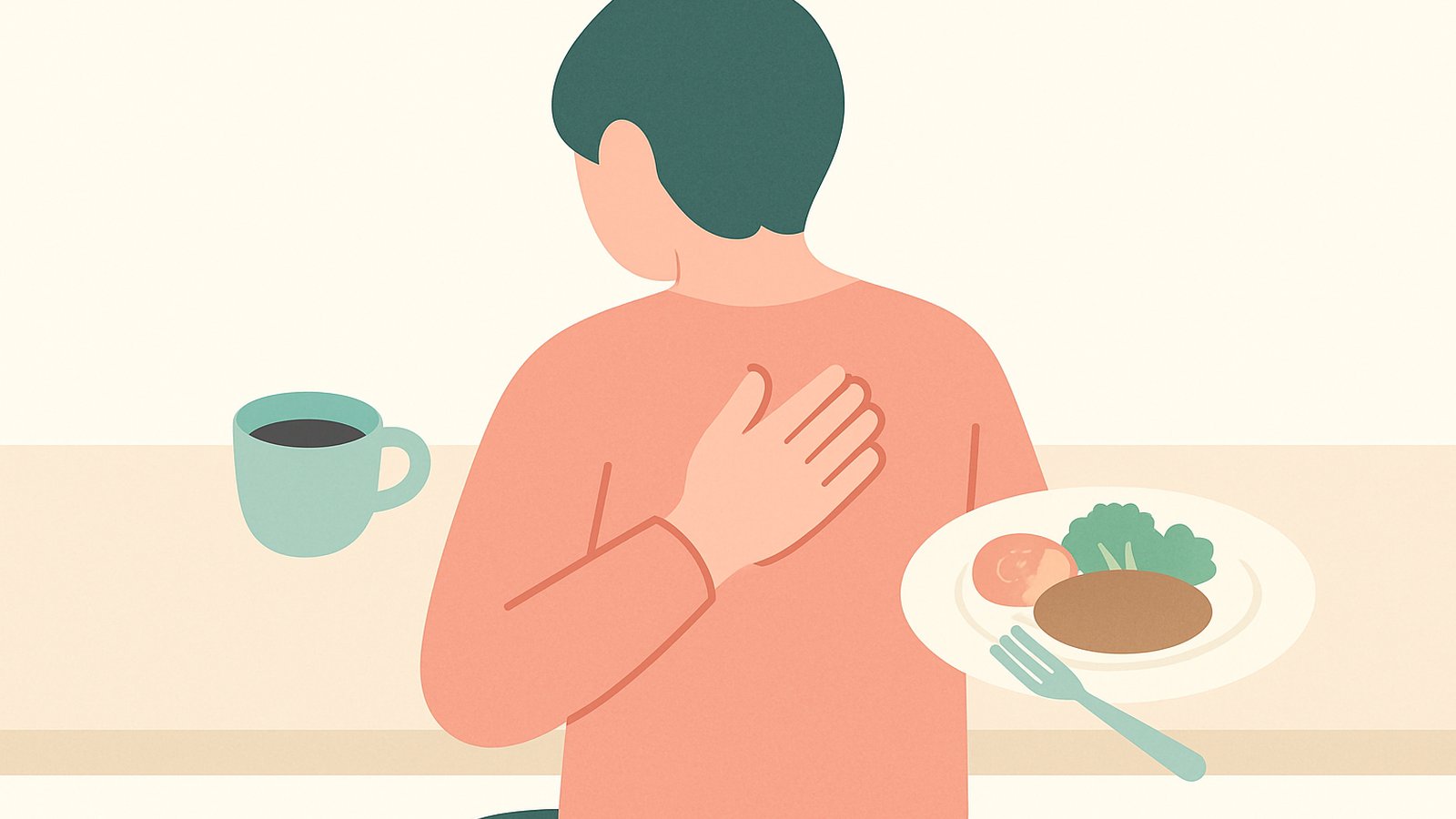 胸焼けが続く原因は？市販薬で様子を見てよい場合と受診の目安