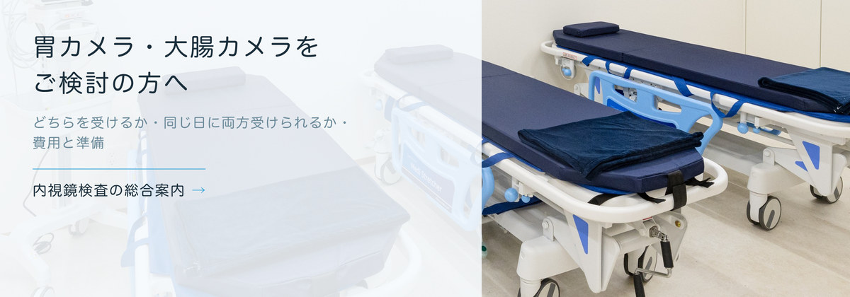胃カメラ・大腸カメラをご検討の方へ どちらを受けるか・同じ日に両方受けられるか・費用と準備